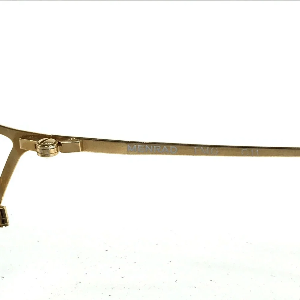 Menrad MOD.808-250 Eyeglasses Frames Gold Round Oval Full Rim 56-17-125